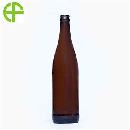 640 ml brun snöflinga ölglasflaska